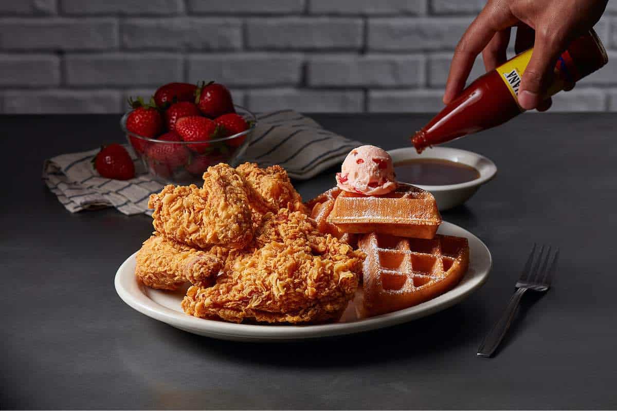 National Fried Chicken and Waffles Day deal at Metro Diner Charlotte