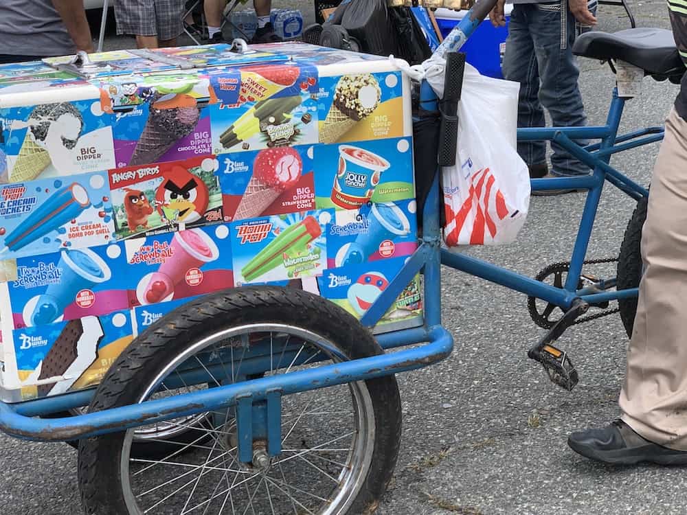 mexican ice cream bike