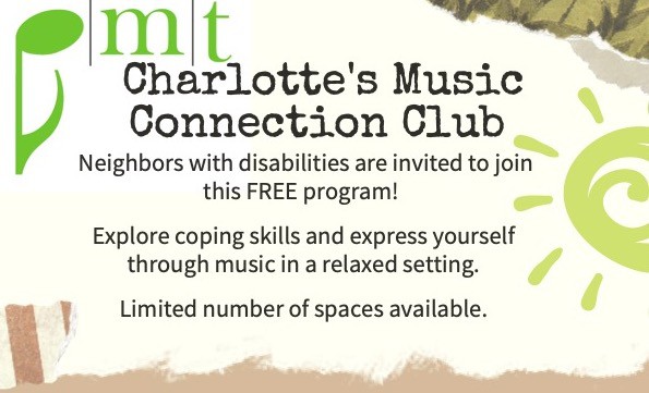 Music Connection Club for teens and young adults with disabilities (free  program) - Charlotte On The Cheap