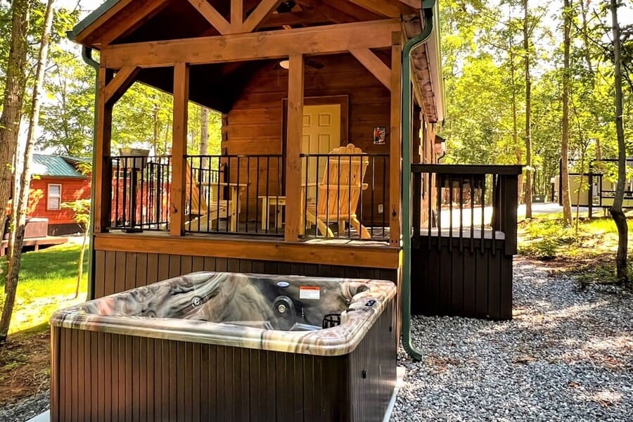 Spring/summer special on cabins at new campground near Boiling Springs