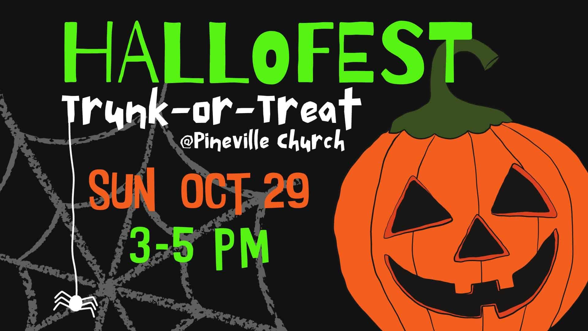 HalloFEST Trunk or Treat Festival at Pineville Church Charlotte On