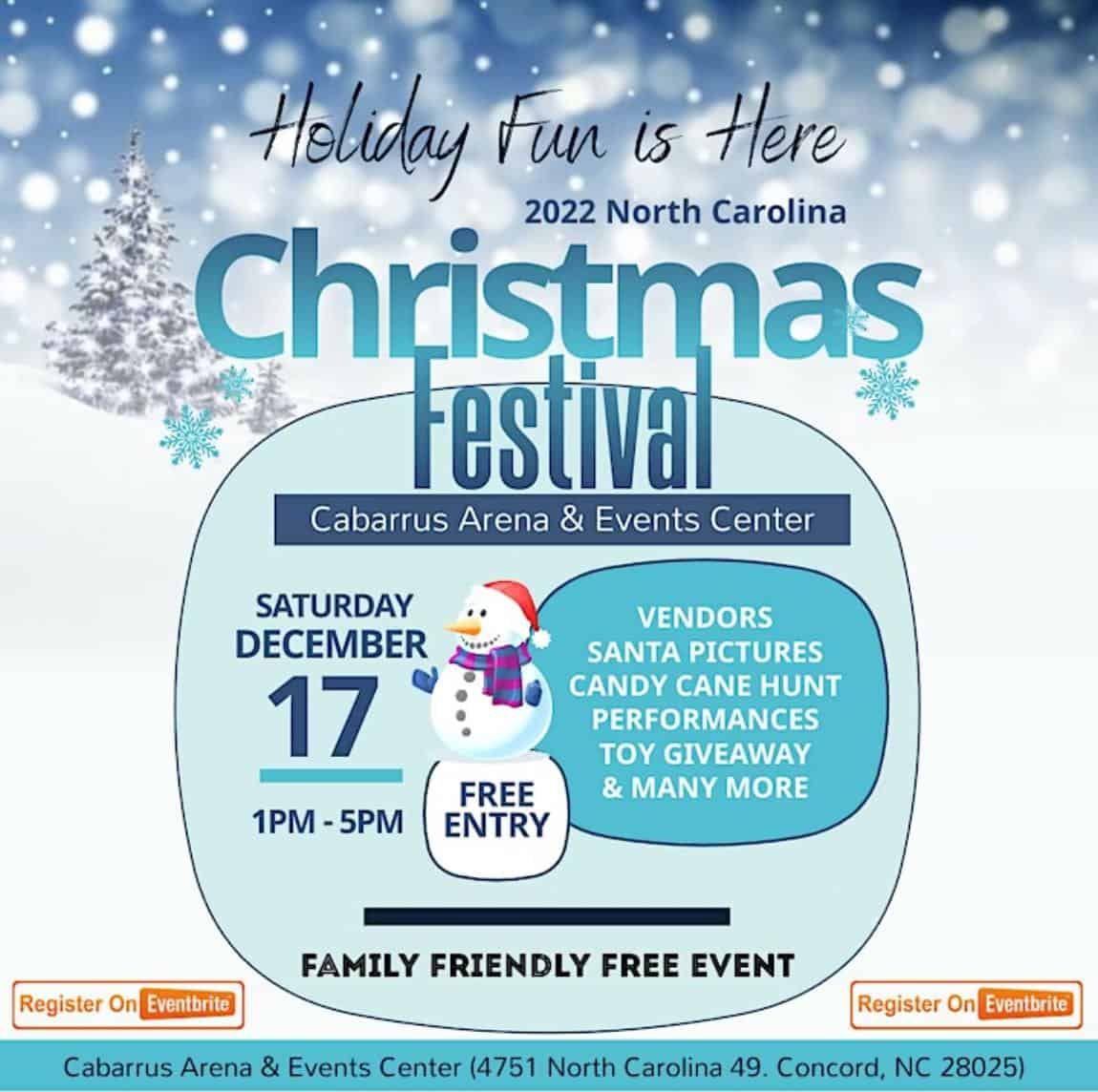 North Carolina Christmas Festival at Cabarrus Arena & Events Center