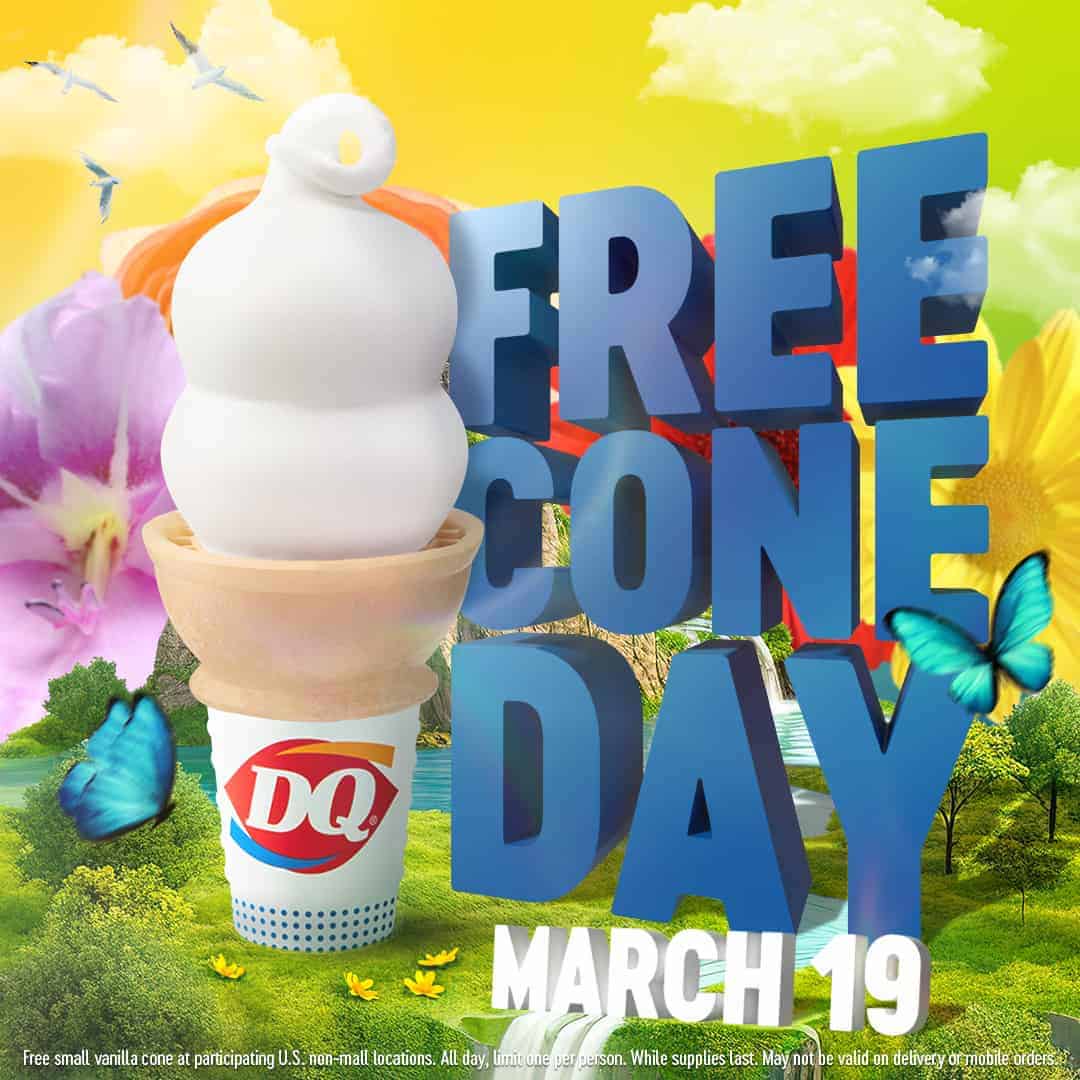 Free Cone Day at Dairy Queen March 19 Charlotte On The Cheap