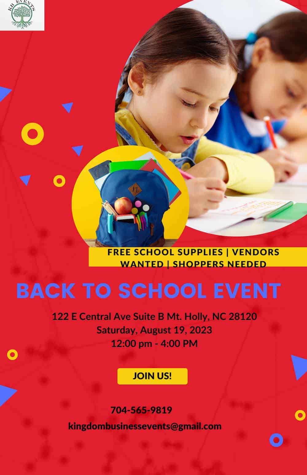 2023 Back-To-School Events + Free School Supplies Near You