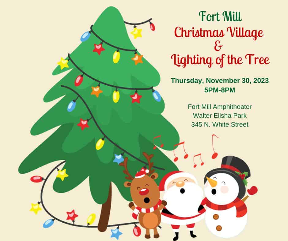 Fort Mill Christmas Village and Lighting of the Tree Charlotte On The