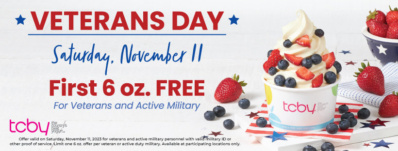 2023 Veterans Day Food Deals And Specials For November 11, 2023