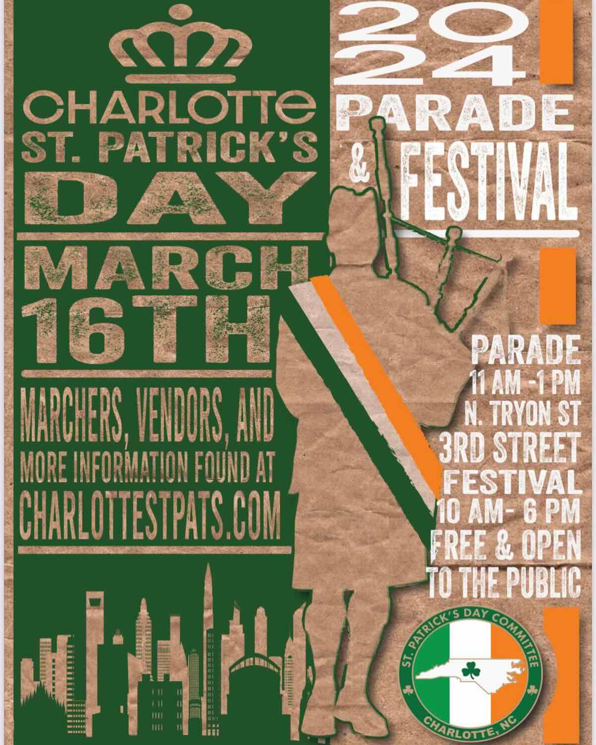 diocese of charlotte st patricks day