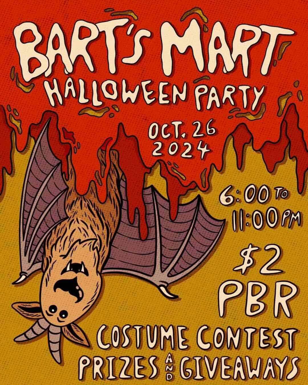 Bart's Mart Halloween Party Oct. 26 Charlotte On The Cheap