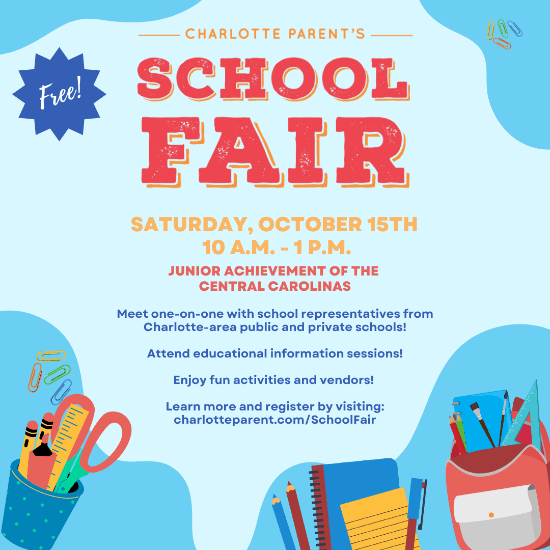 Charlotte Parent School Fair Oct 15 - Charlotte On The Cheap